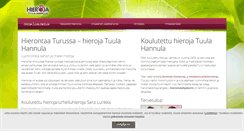 Desktop Screenshot of hierojatuula.net